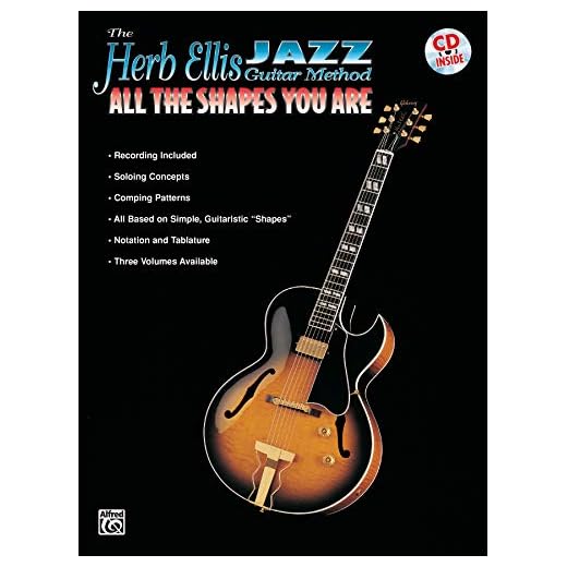 Herb ellis jazz guitar method: all the shapes you are (book/cd)