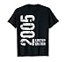 17. Geburtstag Junge Mädchen 17 Jahre 2005 Geschenk T-Shirt