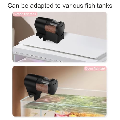 Alimentador de baterías programable granulado para cuidar a tus peces cuando no estás en casa 7