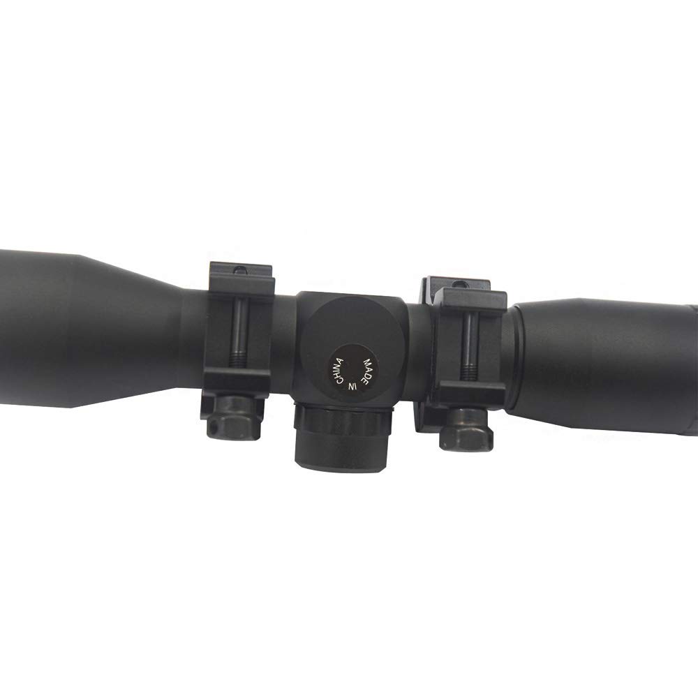 Mirino Ottico Tattico UISEBRT 6-24x50 Per Caccia - Cannocchiale Impermeabile Con Reticolo Illuminato, Montatura 11mm - Foto 9