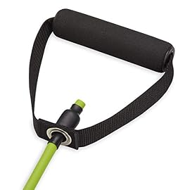 FILA Accessories Resistance Band with Handles – Exercise Band Workout Cord with Comfort-Foam Handles for Fitness Strength Training | Ideal for Home Gym, Women, Men