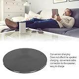 Rankomu Podstawowy uchwyt do domu pod podstawę do HomePod 1. 2. generacji, stojak na mini głośnik ze stopu aluminium, antypoślizgowa konstrukcja, czarny
