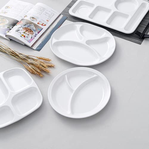 6-częściowy zestaw białych talerzy do fondue z 12 widelcami do fondue, idealny na imprezy serowe, czekoladowe i deserowe, fondue, trwały i elegancki design do rozrywki