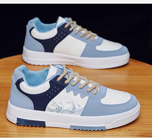 Men's Retro Color Block Skate Tennis Lightweight Soft Walking Shoes Breathable Trend Sneakers Casual Shoes3