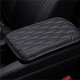 [Leicht zu reinigen] -- Die Auto Center Console-Abdeckung besteht aus hochwertigem PU-Leder, sodass Sie sie leicht reinigen können.