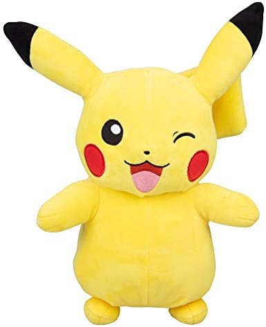 Pokémon 12" Pikachu Plush Stuffed Animal Toy - Winking - Officially Licensed - Gift for Kids