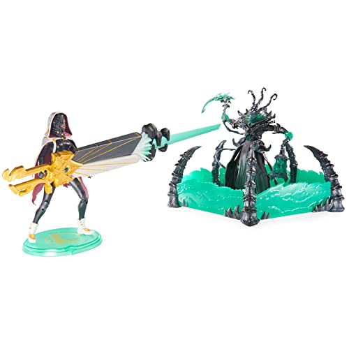 League Of Legends, 2-Pack, Official 6-Inch Senna And Thresh Collectible Figures, Glow-In-The-Dark With 4 Accessories, The Champion Collection, Collector Grade, Ages 14 And Up #TOP4