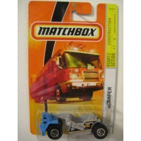 Matchbox Mbx Construction #62 Scraper 1:64 Die Cast Nuevo