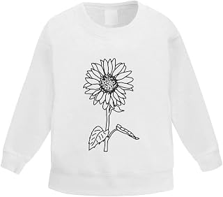 Azeeda 'Sunflower' Kid's Sweatshirt/Jumper (3-4 Years) (KW00053899)