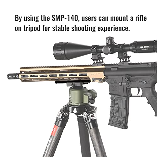 Sunwayfoto 5.51 Inch M-Lok Arca Rail Mount Adapter Accessories For Arca-Swiss/Rrs Tripod Head Aluminum Smp-140 #TOP5