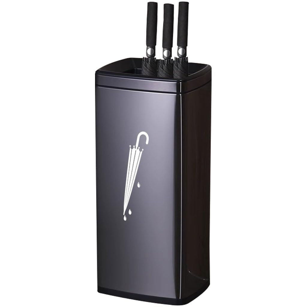 Flyiodfcxv Black Color Umbrella Stand, Holder Hotel Lobby Vertical, Square Home(Black Color)