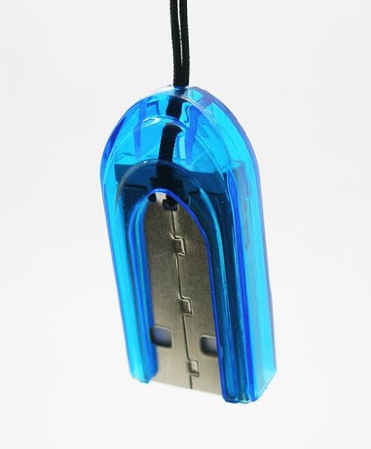 Lector Tarjetas de Memoria T Flash Grabador MicroSd Micro Sd Memory Card 997 azul