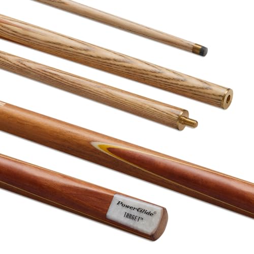 Image of POWERGLIDE TARGET 2 PIECE CENTRE SPLIT SNOOKER/POOL CUE 9.5mm TIP**