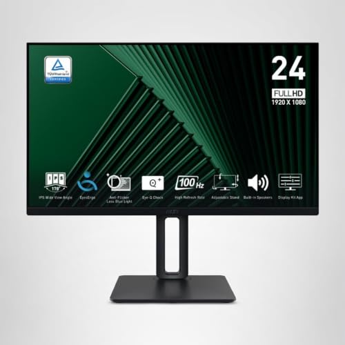 Msi 60 Cm (23.8") Fhd Flachbildpro Mp245pg Schirm (tft/lcd) - Ips 4ms 100hz Pivot Schwarz (9s6-3pc19M-005)