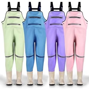 IEEILULU Kinderwathose Anglerhose mit Stiefeln