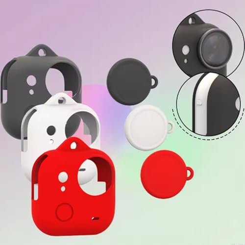 Funda protectora de silicona para Insta360 GO Ultra negra miniatura 6