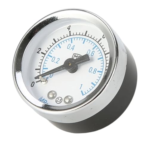 PABVRPYT Manomètre de Pression d'air à Double échelle de 1/8 Pouce Connexion arrière 0-1,0 Mpa-