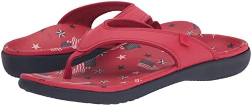 Spenco Women's Support Flip-Flop, Red, 10 Wide | Image 6