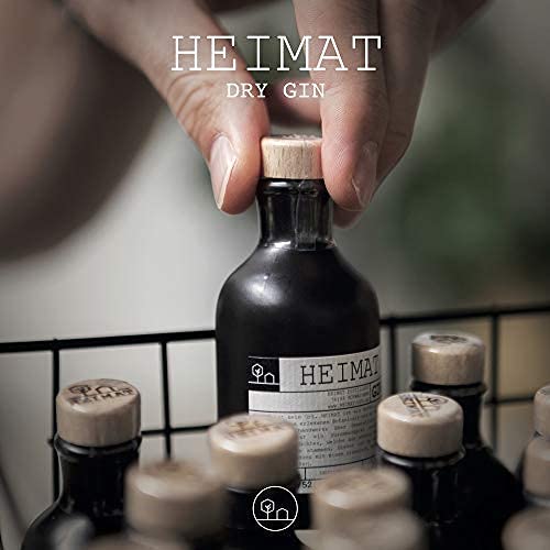 HEIMAT Dry Gin Miniatur (1x 50ml) zum Probieren mit 18 Botanicals wie Salbei, Thymian, Apfel, Lavendel, Ingwer aus der Heimat Destille, kleine Flasche Probiergröße Geschenk – Bild 7