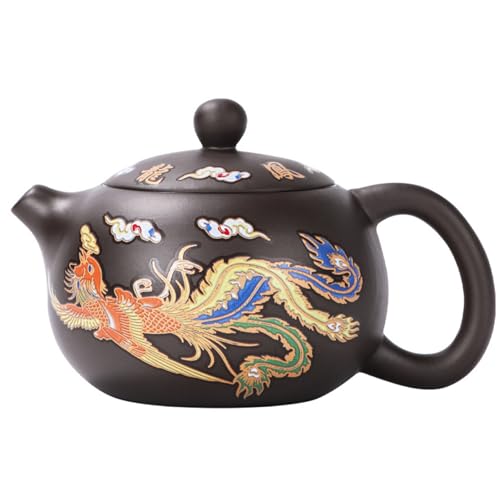 Théière à large bouche en céramique 250ml avec infuseur amovible intégré
