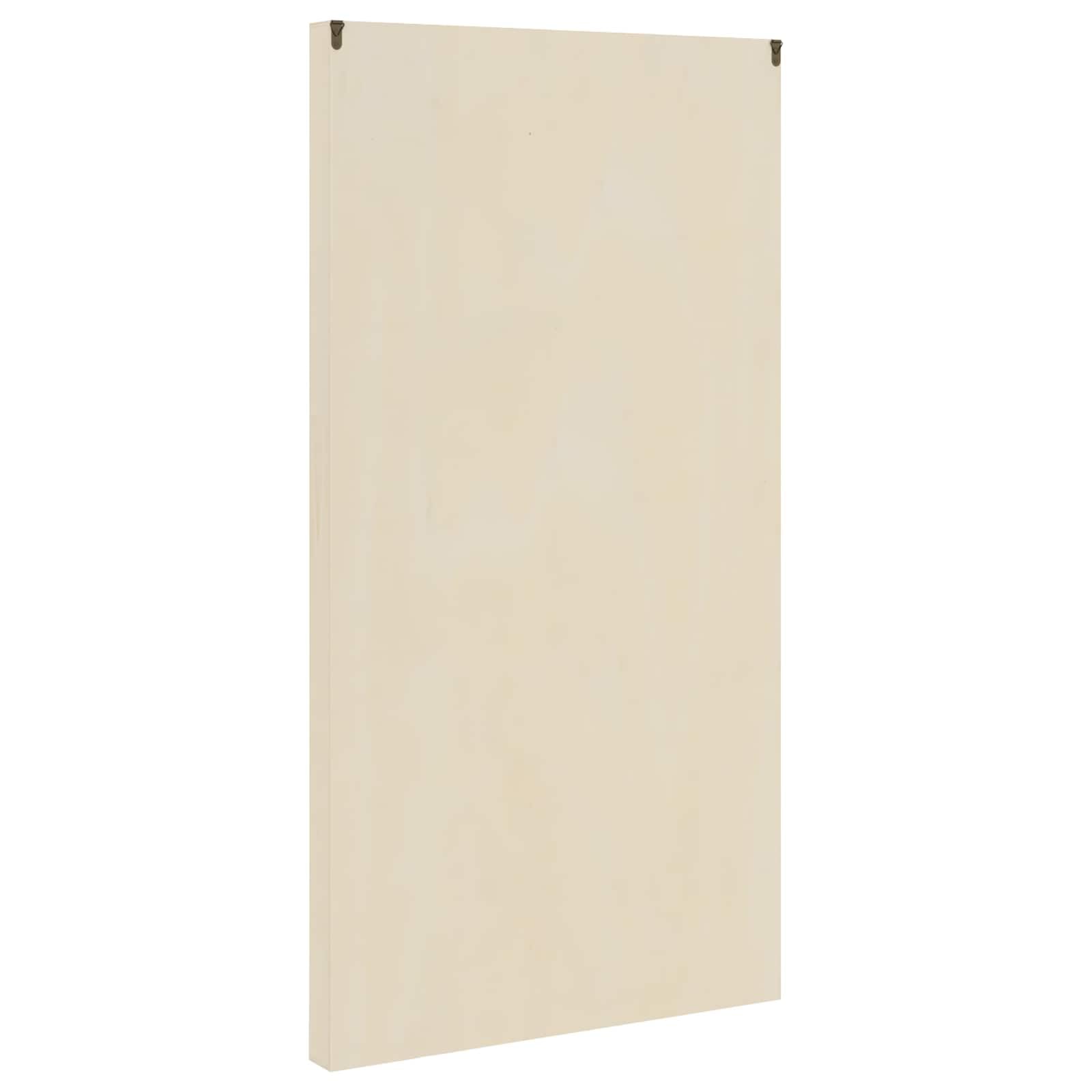 Wandvitrine Beige 50x4,5x96 cm Setzkasten Hängeregal