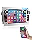 ESSGOO 2+64G Wireless Autoradio Android 14 mit Carplay und Android Auto Für Opel Astra H Corsa C/D Vectra C Zafira 7 Zoll IPS Touchscreen Bluetooth FM RDS GPS Silber Mikrofon