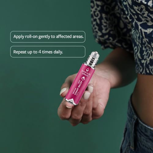 Image of SAVIKALPA Shunyata Period Cramp Relief Roll-On 10ml | Fast-Acting Natural Essential Oil Blend for Menstrual Pain, Relief from Cramps & Lower Abdomen Discomfort |Premium Menstrual Cramp Relief Solution | Travel-Friendly