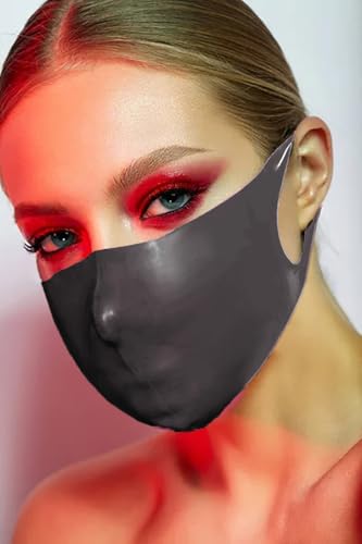 Masque fétiche SM en caoutchouc naturel d'une pureté rare