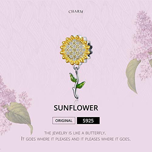 Image of ARTCHARM 925 Sterling Silver Charms Rainbow Ladybird Coffee Cup Rose Love and Guidance Wing Charm Jewelry Gifts for Women