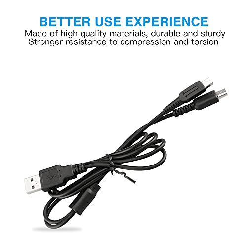 Image of Xahpower 2Pack 2 in 1 USB Charger Cable Cord for Nintendo DS Lite, New 3DS(XL /LL), New 3DS, 3DS(XL /LL), 3DS, New 2DS(XL /LL), 2DS, DSi(XL /LL), DSi