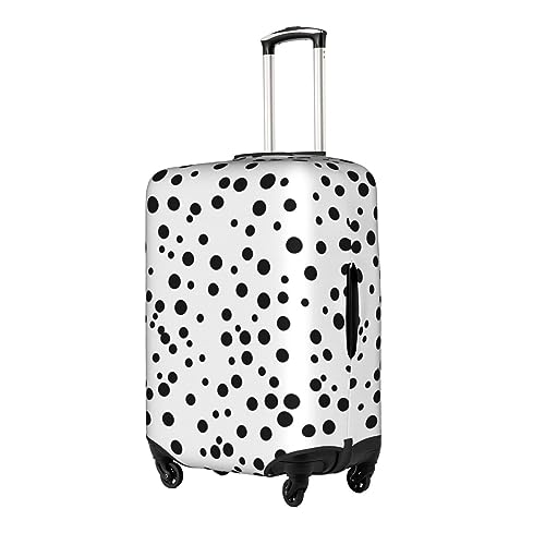 Black And White Polka Dot Luggage Cover, Suitcase Protector, Trolley Case Cover For Medium Luggage, Suitcase Protector.2