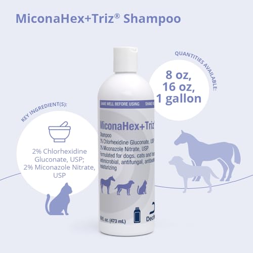 MiconaHex+Triz Shampoo for Dogs, Cats and Horses, 16 oz - Image 3