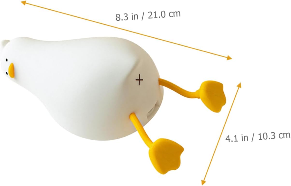 Silicone Cartoon Night Light for Boy Girl Brightness USB Rechargeable Bedside Lamp Cute Led for Room Warm Relaxing Glow for Comfort