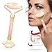 Rose Quartz Roller, MIMOSA Anti-Aging Facial Roller Made of Natural Rose Quartz for Face Skin Neck Eye Body Massage for Daily Facial and Relaxing At-home Treatment (Rose Quartz)