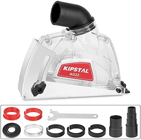 KIPSTAL Cutting Dust Shroud for Angle Grinder 4-1/2-Inch to 5-inch 115mm/125mm
