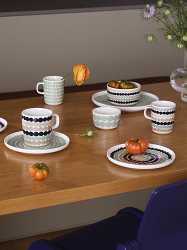 Marimekko Oiva Räsymatto Taza de Café 8.8 oz Piedra miniatura 2