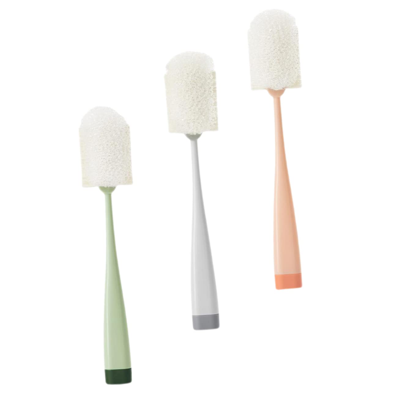 3 Set Pennello A Tazza Spazzola Per La Pulizia Della Tazza Multifunzionale Lungo Spazzole Per La Pulizia Delle Bottiglie Pennello Per Bottiglia Plastica 3 Pezzi*3