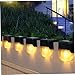 Angoily 1pc Solar Fence Lights Stair Lamp Solar Post Lights for Garden Outdoor Tool