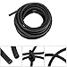 Latex Rubber Tubing, 3/8in OD 1/4in ID Slingshot Rubber Bands Black Surgical Tube 10FT 33FT 50FT One Continuous Piece (10 FT, Black)