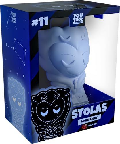 Youtooz Helluva Boss Stolas Night Light, Modern Plastic Battery Powered LED Desk Lamp, Officially Licensed Helluva Boss Collectible