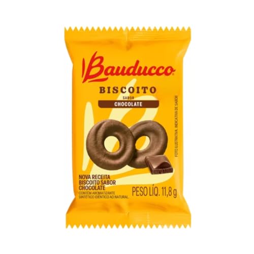 KIT 100 SACHÊS BISCOITO AMANTEIGADO BAUDUCCO - SABORES: MIX