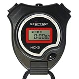 Spritzwasserfest Schütt Stoppuhr Stoptec HC-3 - Digitale Stoppuhr  Hobby  Sport  Freizeit  spritzwasserfest  für Kinder geeignet