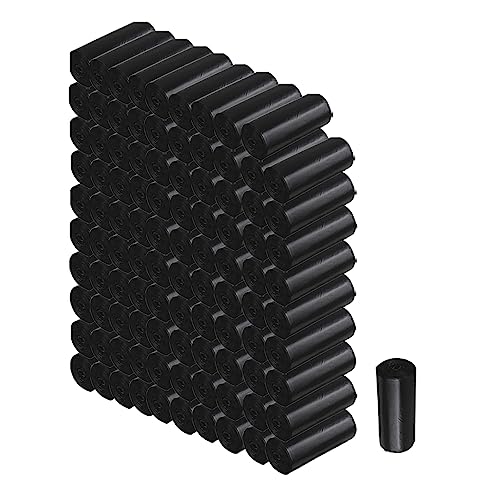 Image of Premium Recyclable Garbage Bags | Medium Size Dustbin Bag /Trash Bag - Black Dustbin Covers for Wet and Dry Waste (Pack of 100 Rolls) Total 3000 Bags