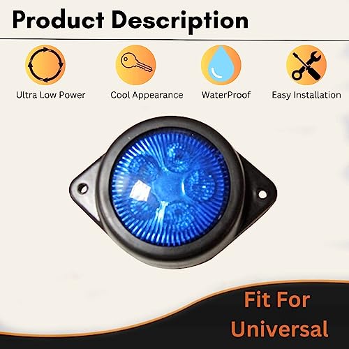 Feu de gabarit LED 24V pour remorque de camion - 6