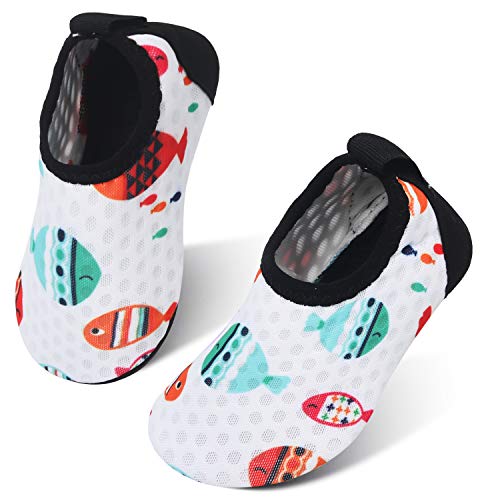 Image of storeofbaby Baby Boys Girls Water Shoes Infant Barefoot Quick Dry Aqua Socks for Swim Beach Pool
