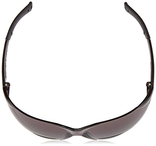 Image of Crews BKH25G BearKat Magnifier Polycarbonate 2.5 Diopter Gray Lens Safety Glasses with Non-Slip Hybrid Black Temple Sleeve (Pack of 2)