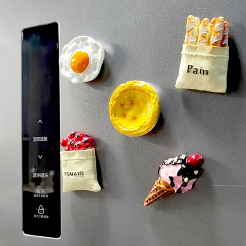 Set de 5 Imanes Decorativos 3D para Refrigerador miniatura 1
