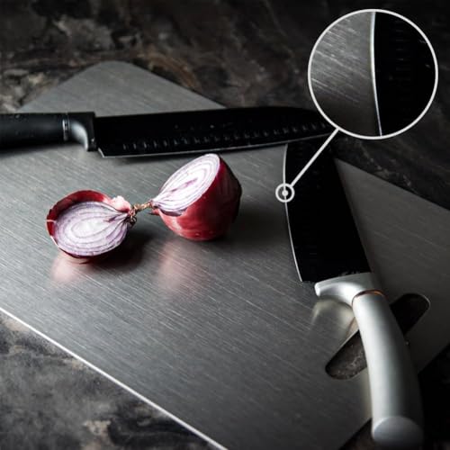 Belothi Stainless Steel Chopping Boards For Kitchen thumb #4