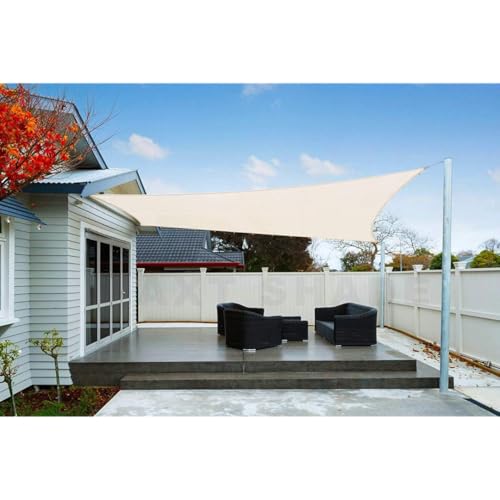 Toldo triangular de polietileno de alta densidad verde resistente 3