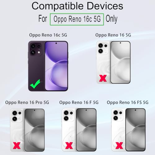 Image of Ibywind for Oppo Reno 16c /16 F 5G Screen Protector,2 Pack,9H Hardness Tempered Glass and Camera Lens Protector,with Alignment Frame,Full Coverage,Bubble Free,Fingerprint Unlock,Scratch Resistant
